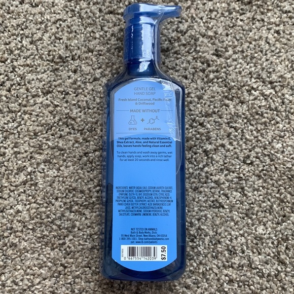 NWT Bath & Body Works Honolulu Sun Gentle Gel Hand Soap 8 fl oz - Picture 3 of 3